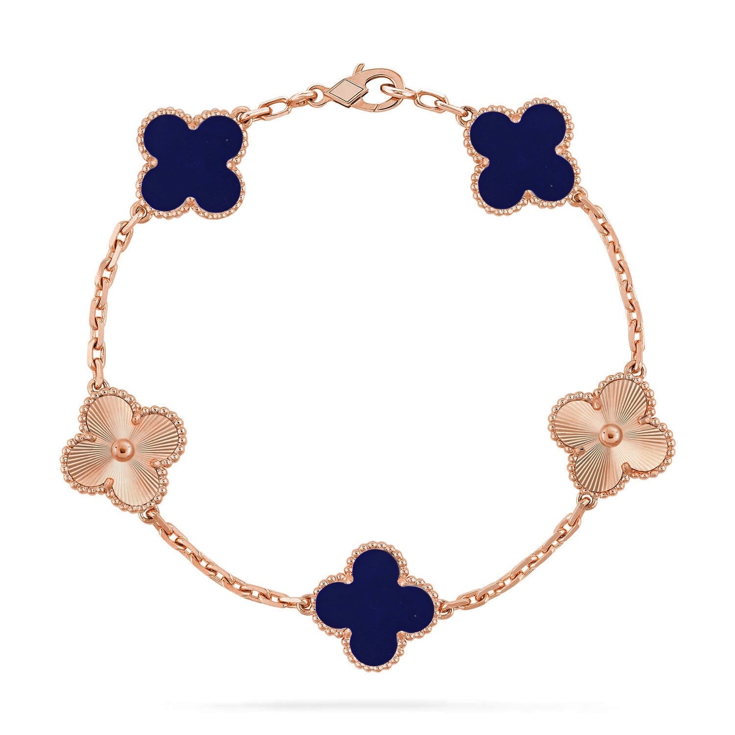 [Aura Jewels]New CLOVER 5 MOTIF LAPIS LAZULI BRACELET COLLECTION