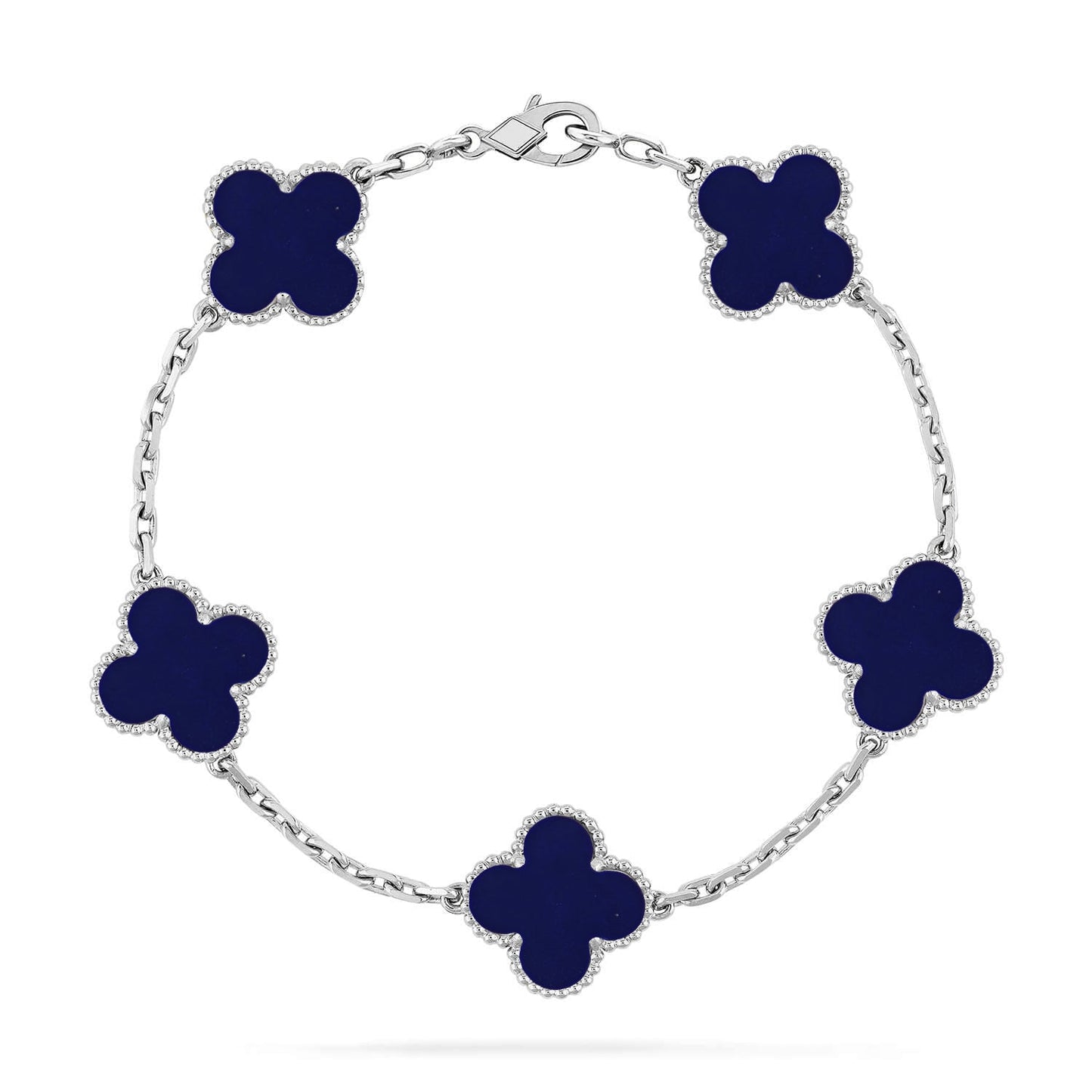 [Aura Jewels]New CLOVER 5 MOTIF LAPIS LAZULI BRACELET COLLECTION