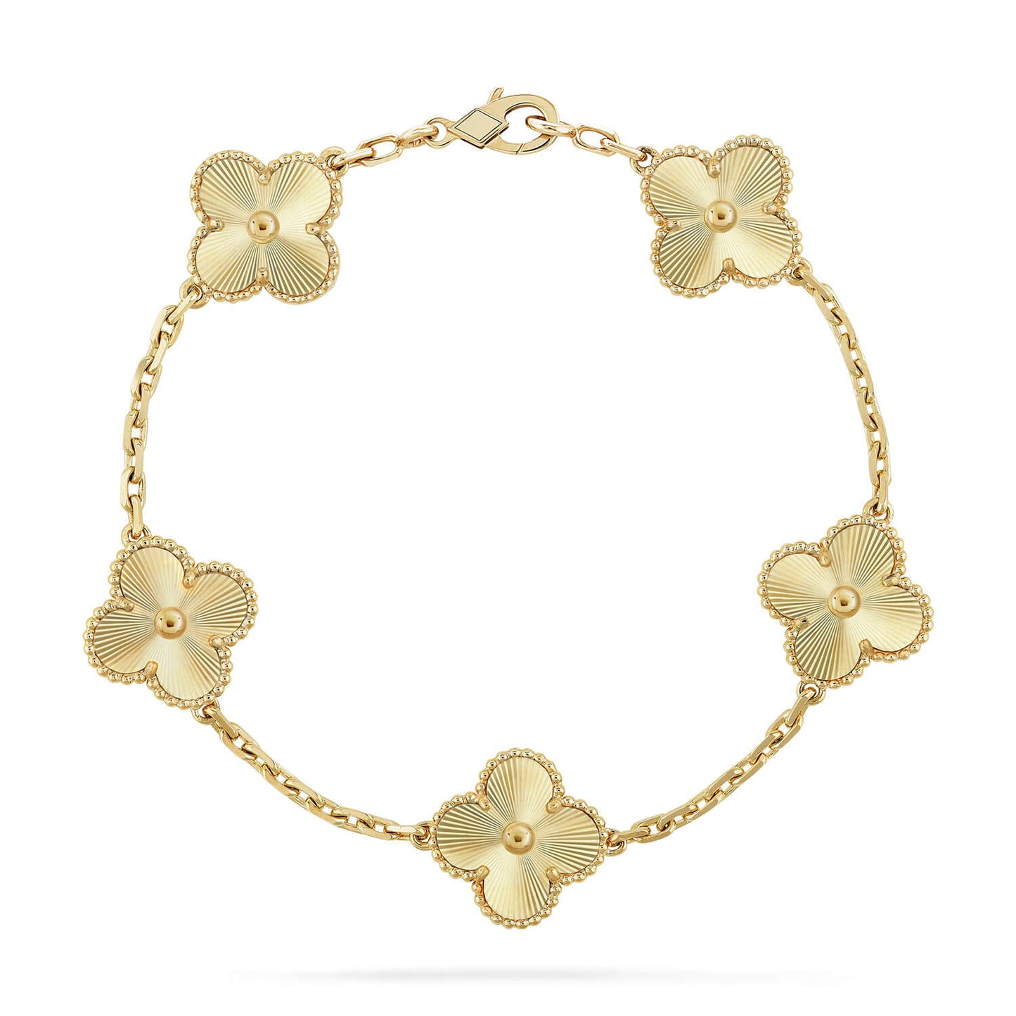 [Aura Jewels]New  CLOVER 5 MOTIF LASER BRACELET COLLECTION