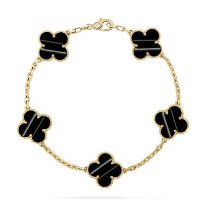[Aura Jewels]New  CLOVER 5 MOTIF PULSAR STONE BRACELET COLLECTION