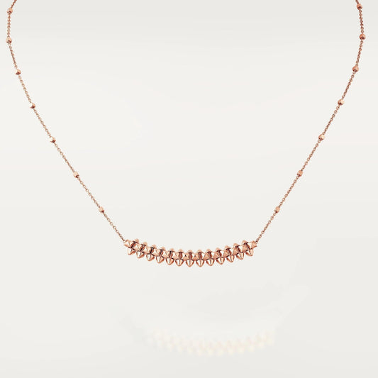 ¡®Aura Jewels¡¯CLASH PINK GOLD NECKLACE