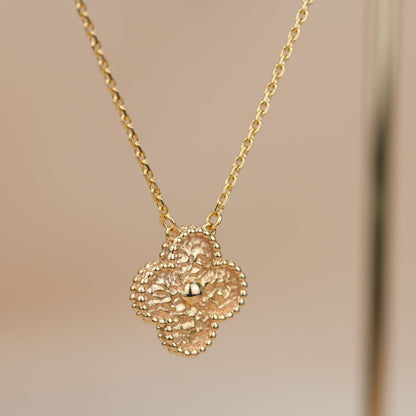 ¡®Aura Jewels¡¯CLOVER 15MM  BRONZING NECKLACE
