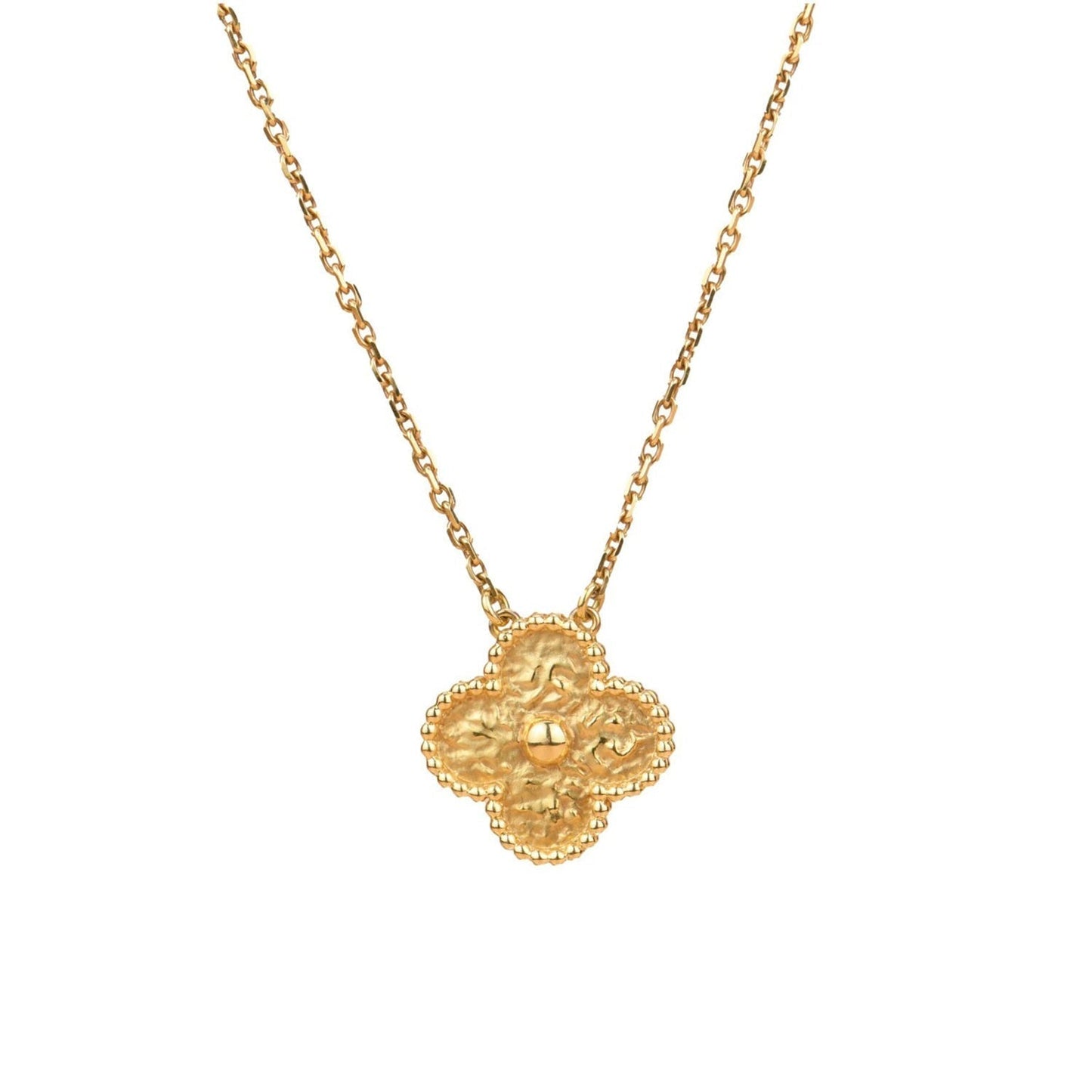¡®Aura Jewels¡¯CLOVER 15MM  BRONZING NECKLACE