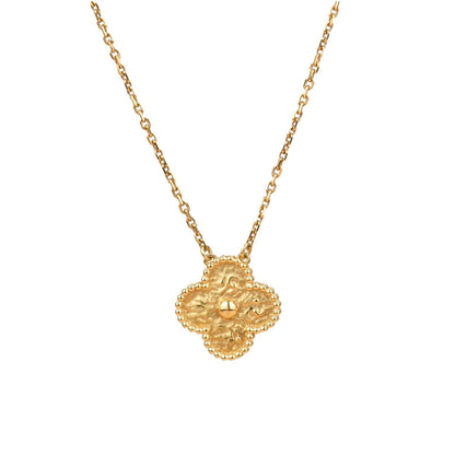 ¡®Aura Jewels¡¯CLOVER 15MM  BRONZING NECKLACE