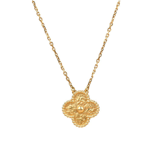 ¡®Aura Jewels¡¯CLOVER 15MM  BRONZING NECKLACE