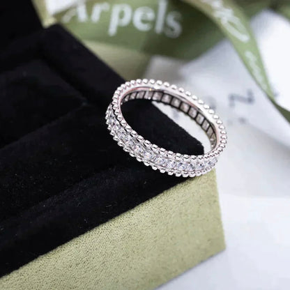 ¡®Aura Jewels¡¯PERLEE DIAMOND SILVER RING
