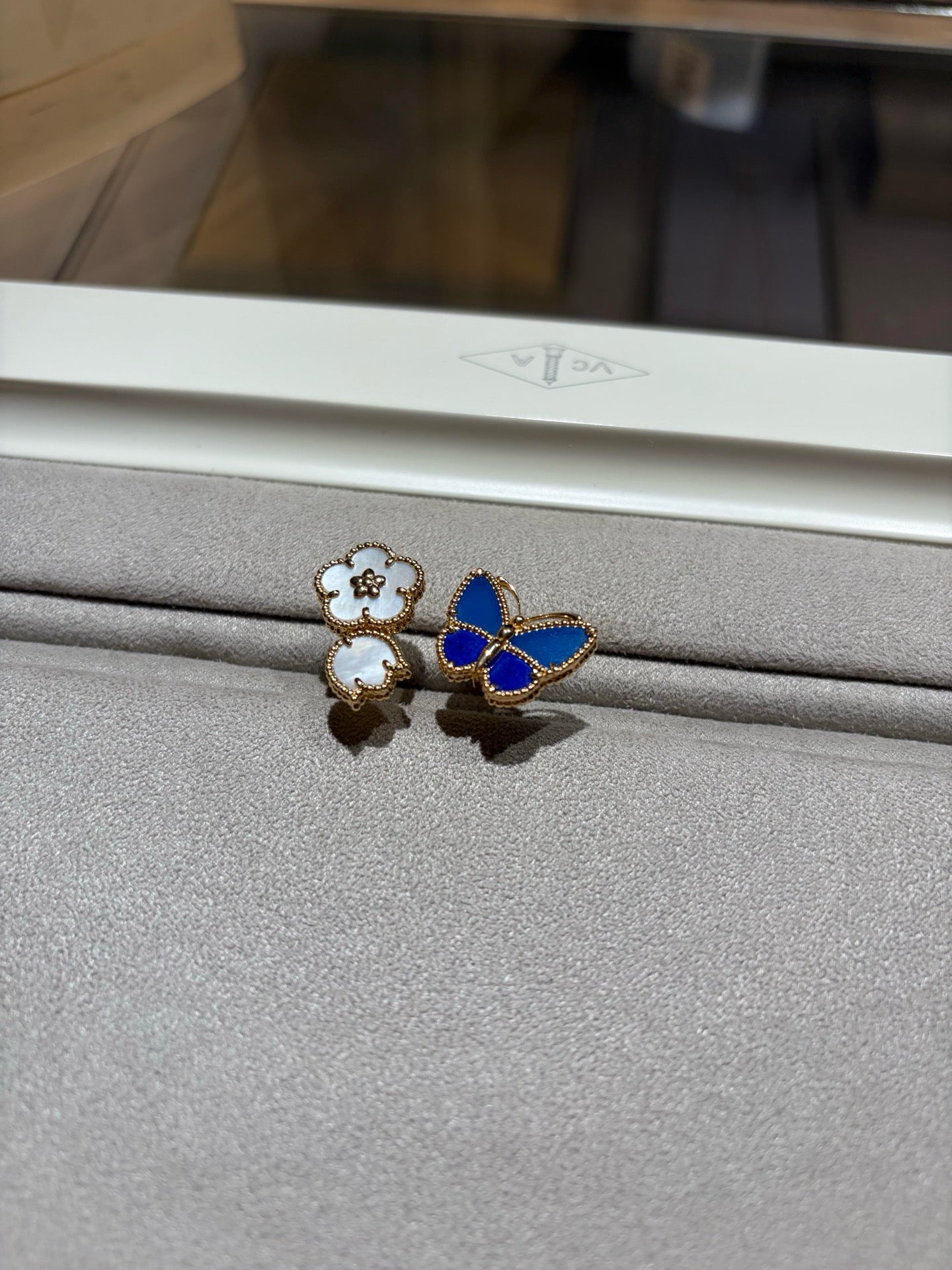 [Aura Jewels]LUCKY SPRING BUTTERFLY OPEN-FACE RINGS