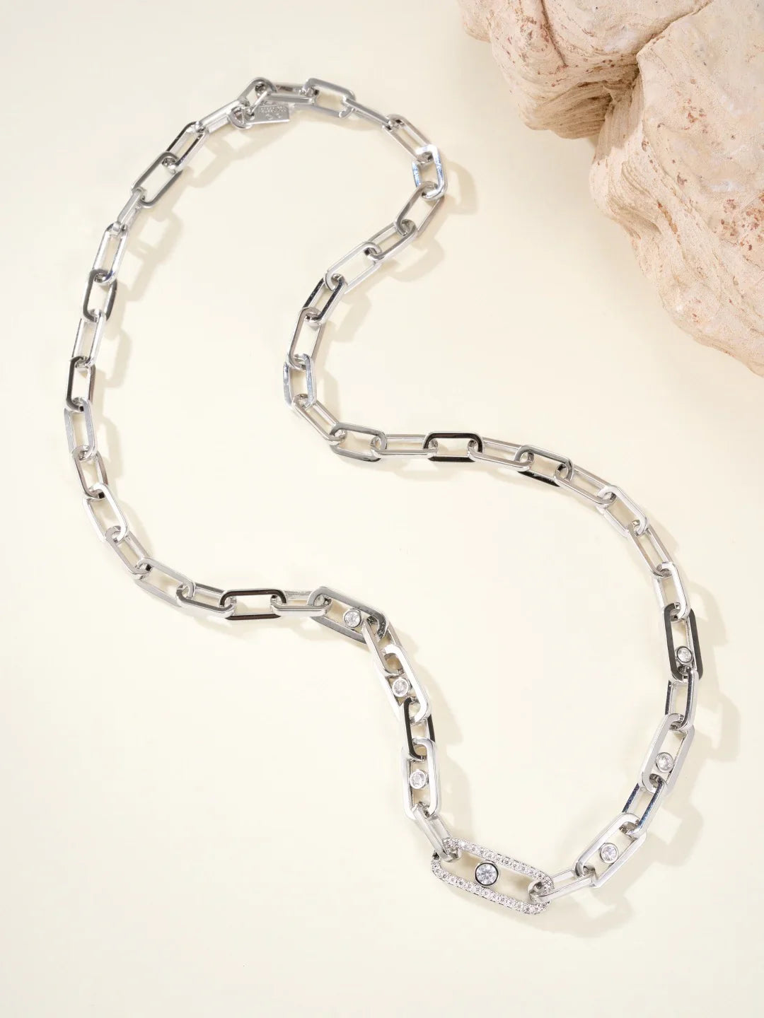 [Aura Jewels] MK NEW SLIDING DIAMOND NECKLACE