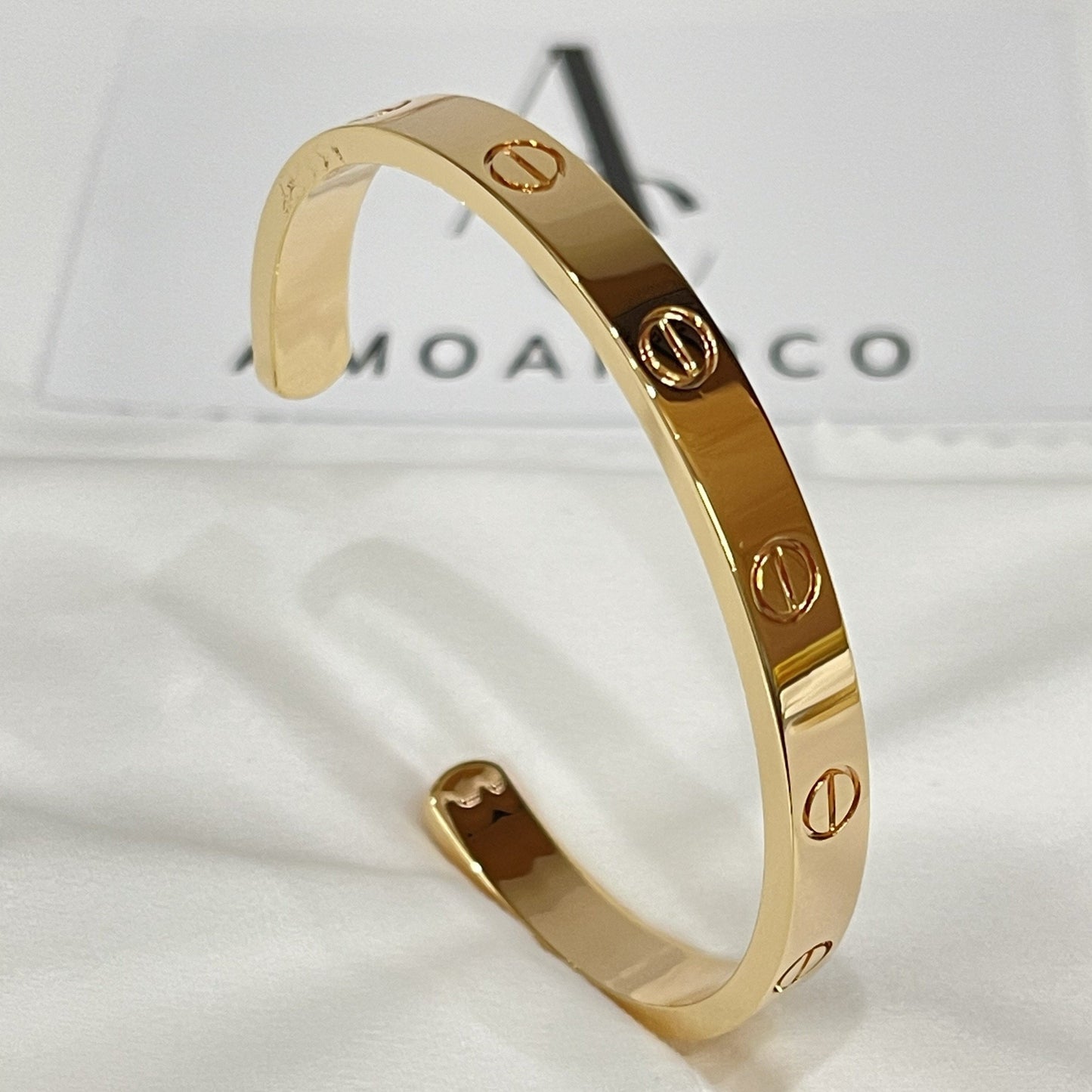 ¡®Aura Jewels¡¯LOVE BRACELET 6.1MM OPEN CUFF