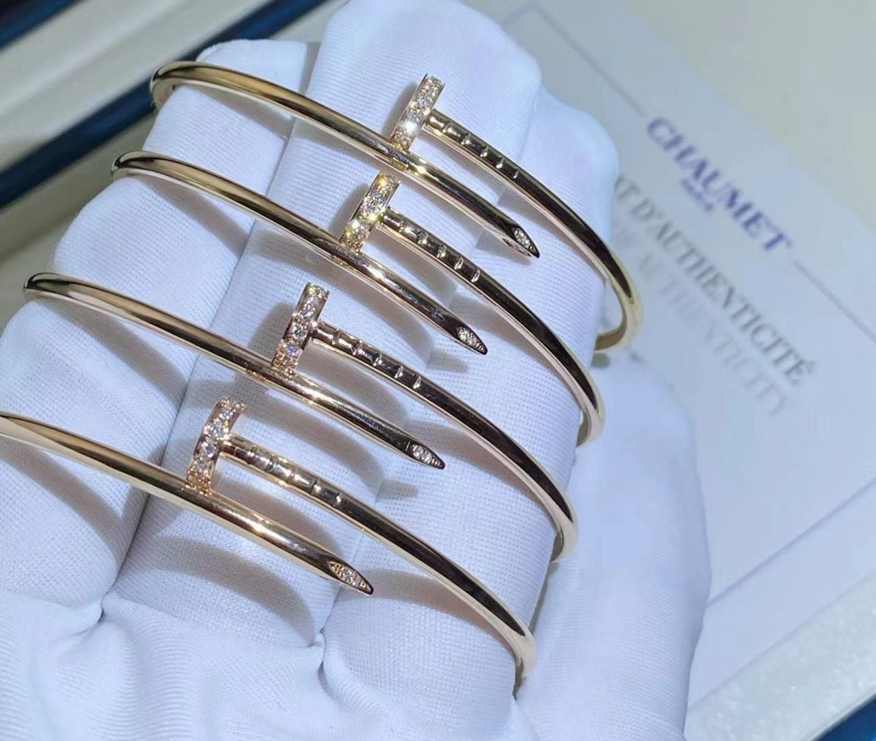 ¡®Aura Jewels¡¯JUSTE BRACELET 2.5MM DIAMONDS