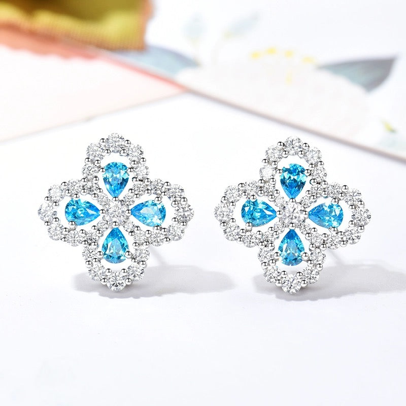 ¡®Aura Jewels¡¯LOOP EARRINGS FULL MOTIF DIAMOND 16MM