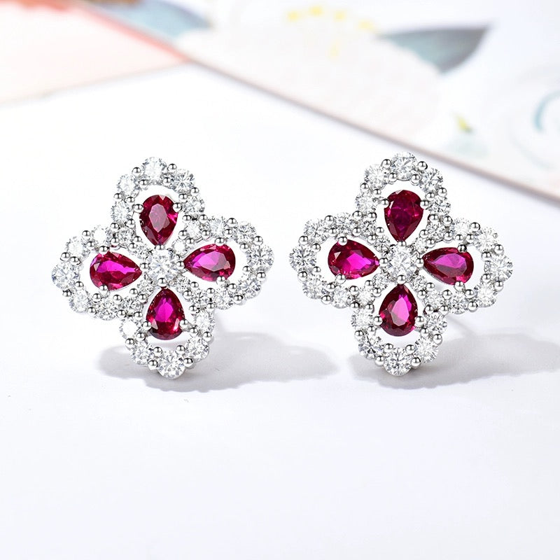 ¡®Aura Jewels¡¯LOOP EARRINGS FULL MOTIF DIAMOND 16MM