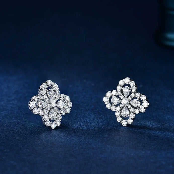 ¡®Aura Jewels¡¯LOOP EARRINGS FULL MOTIF DIAMOND 16MM