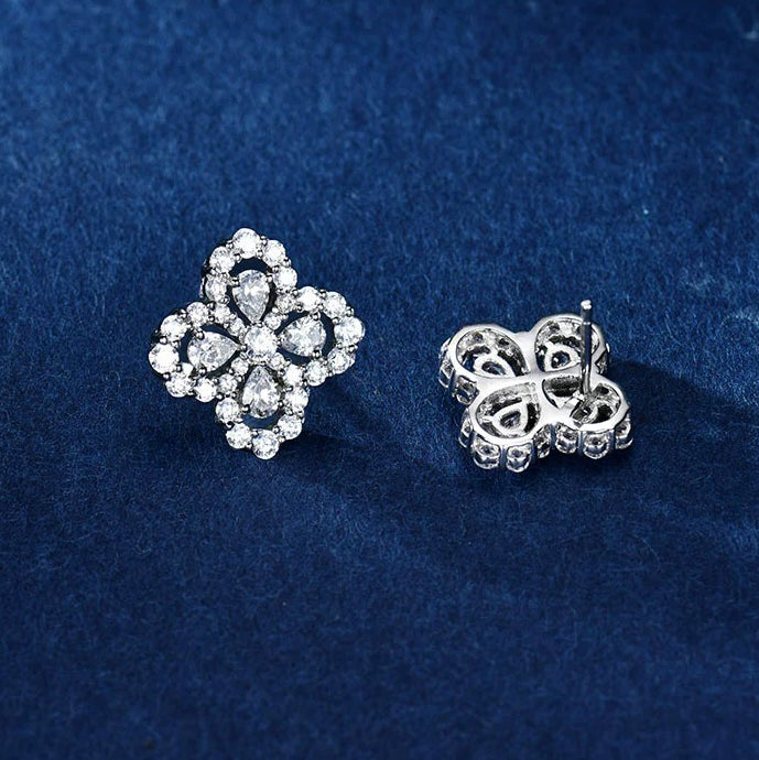 ¡®Aura Jewels¡¯LOOP EARRINGS FULL MOTIF DIAMOND 16MM