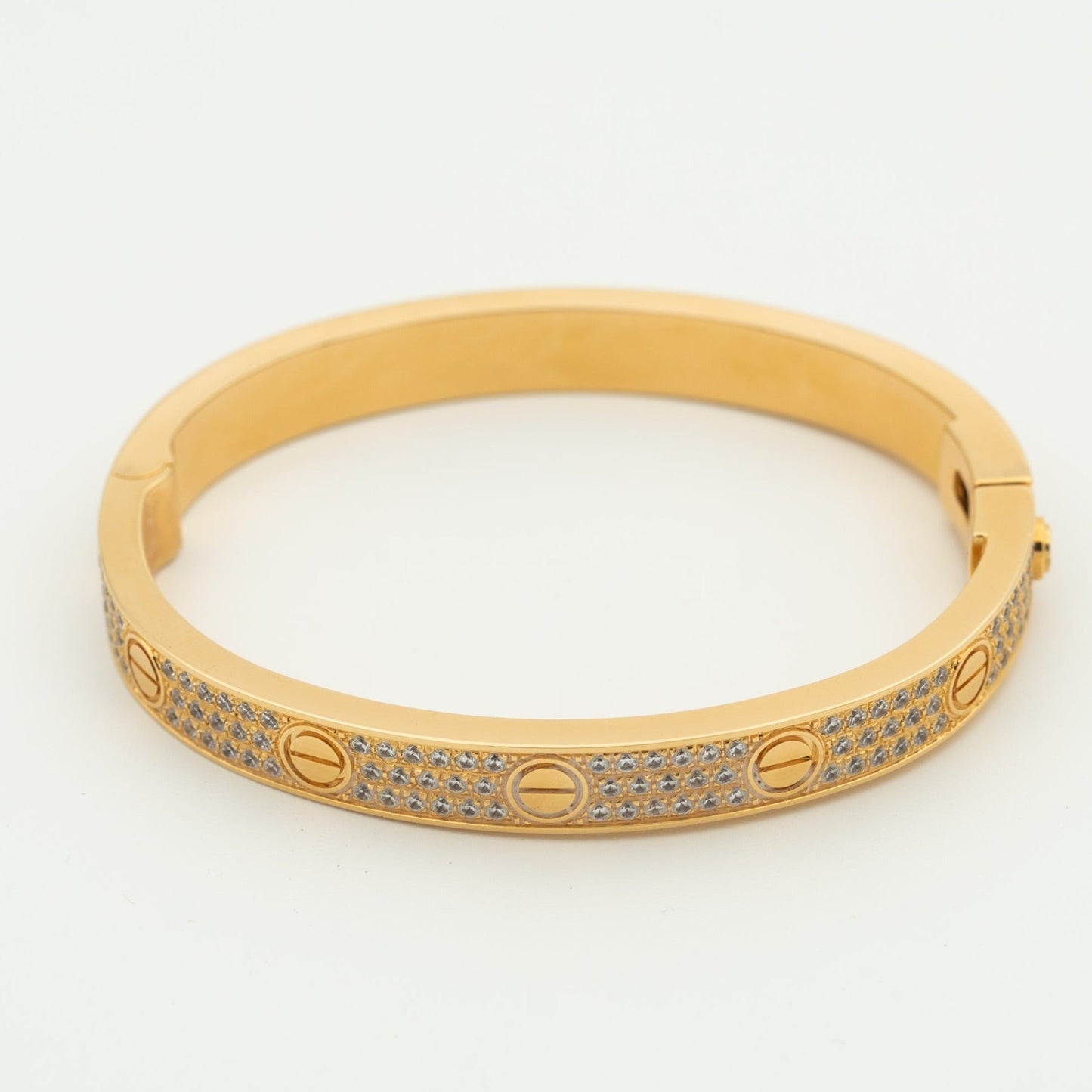 ¡®Aura Jewels¡¯LOVE BRACELET 6.1MM DIAMOND-PAVED