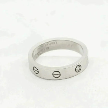 ¡®Aura Jewels¡¯LOVE RING 4MM 1 DIAMOND SILVER