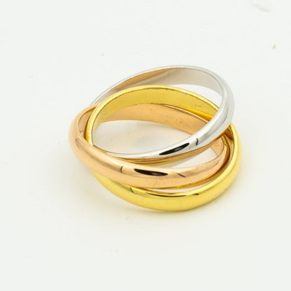 [Aura Jewels] ¯TRINITY RING GOLD PINK GOLD SILVER