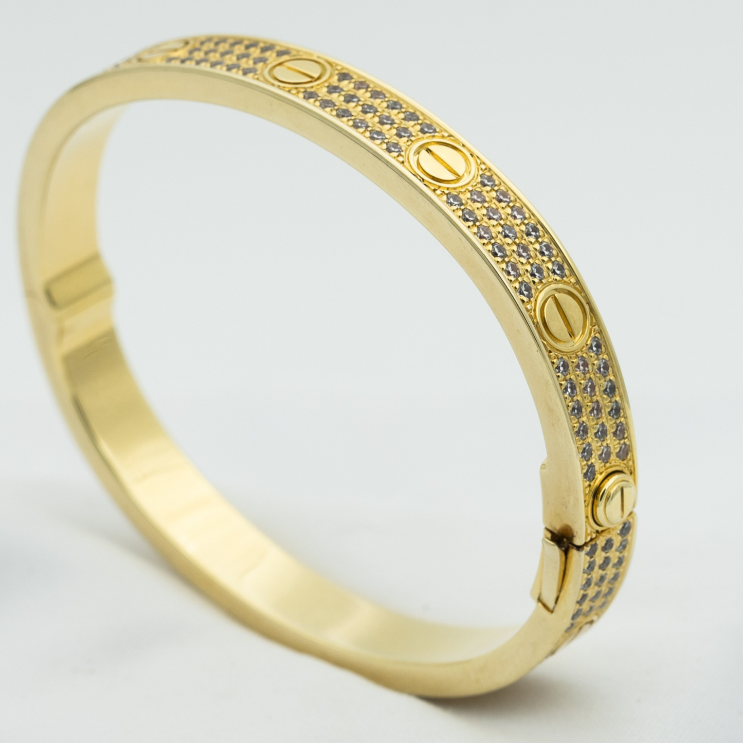 ¡®Aura Jewels¡¯LOVE BRACELET 6.1MM DIAMOND-PAVED