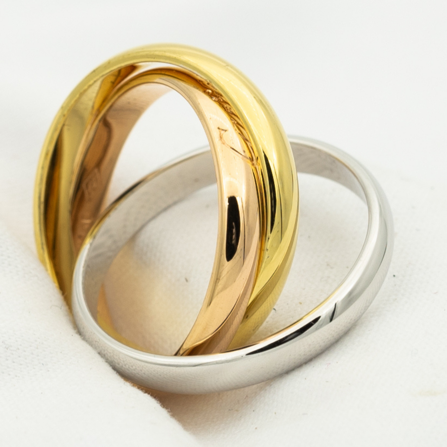 [Aura Jewels] ¯TRINITY RING GOLD PINK GOLD SILVER