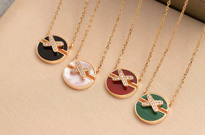 ¡®Aura Jewels¡¯JEUX DE ROSE GOLD DIAMOND NECKLACE