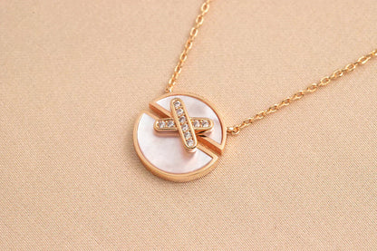 ¡®Aura Jewels¡¯JEUX DE ROSE GOLD DIAMOND NECKLACE
