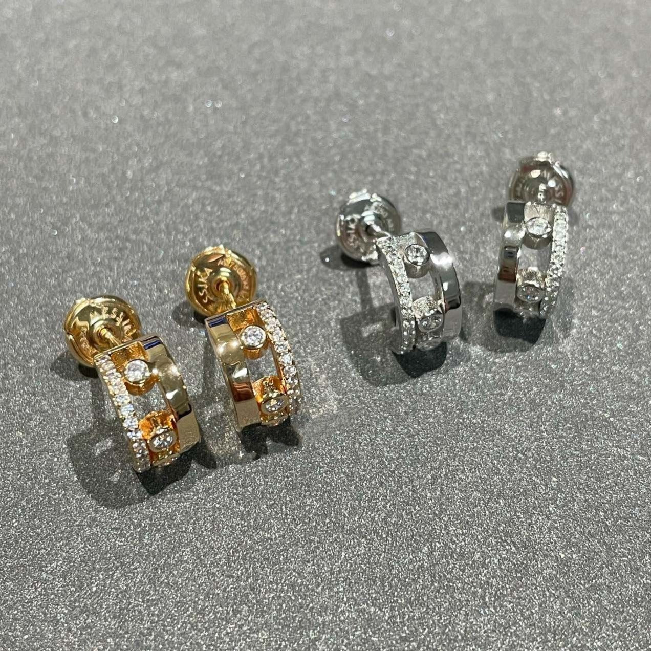 [Aura Jewels]MOVE ROMANE EARRINGS DIAMOND