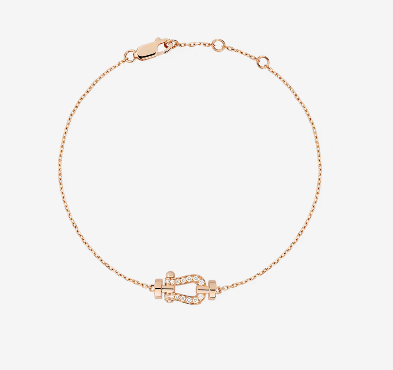 ¡®Aura Jewels¡¯FORCE 10 FULL DIAMOND BUCKLE CHAIN LINK MINI MODEL