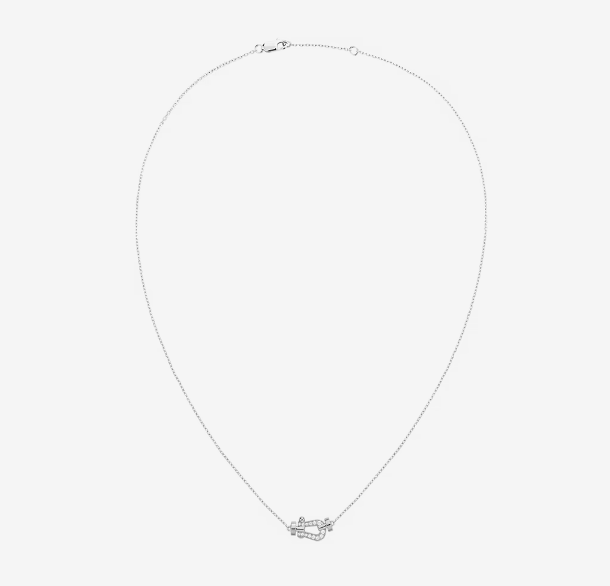 ¡®Aura Jewels¡¯FORCE 10 DIAMOND SILVER NECKLACE MINI MODEL