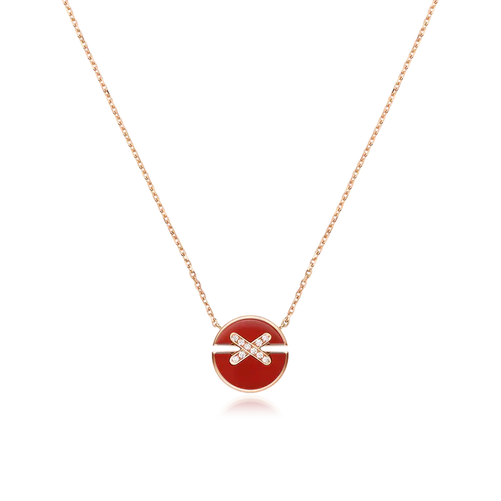 ¡®Aura Jewels¡¯JEUX DE ROSE GOLD DIAMOND NECKLACE