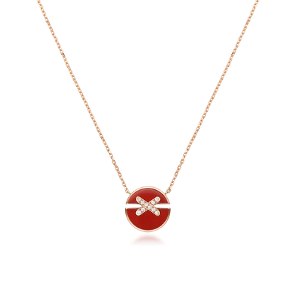 ¡®Aura Jewels¡¯JEUX DE ROSE GOLD DIAMOND NECKLACE