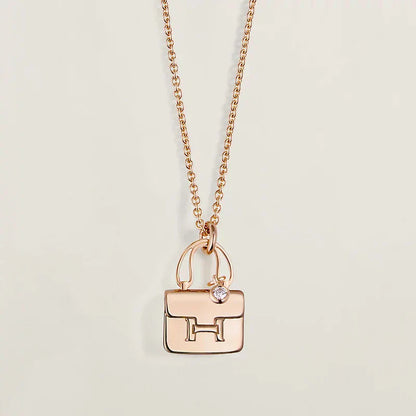 ¡®Aura Jewels¡¯AMULETTE PEDANT ROSE GOLD NECKLACE