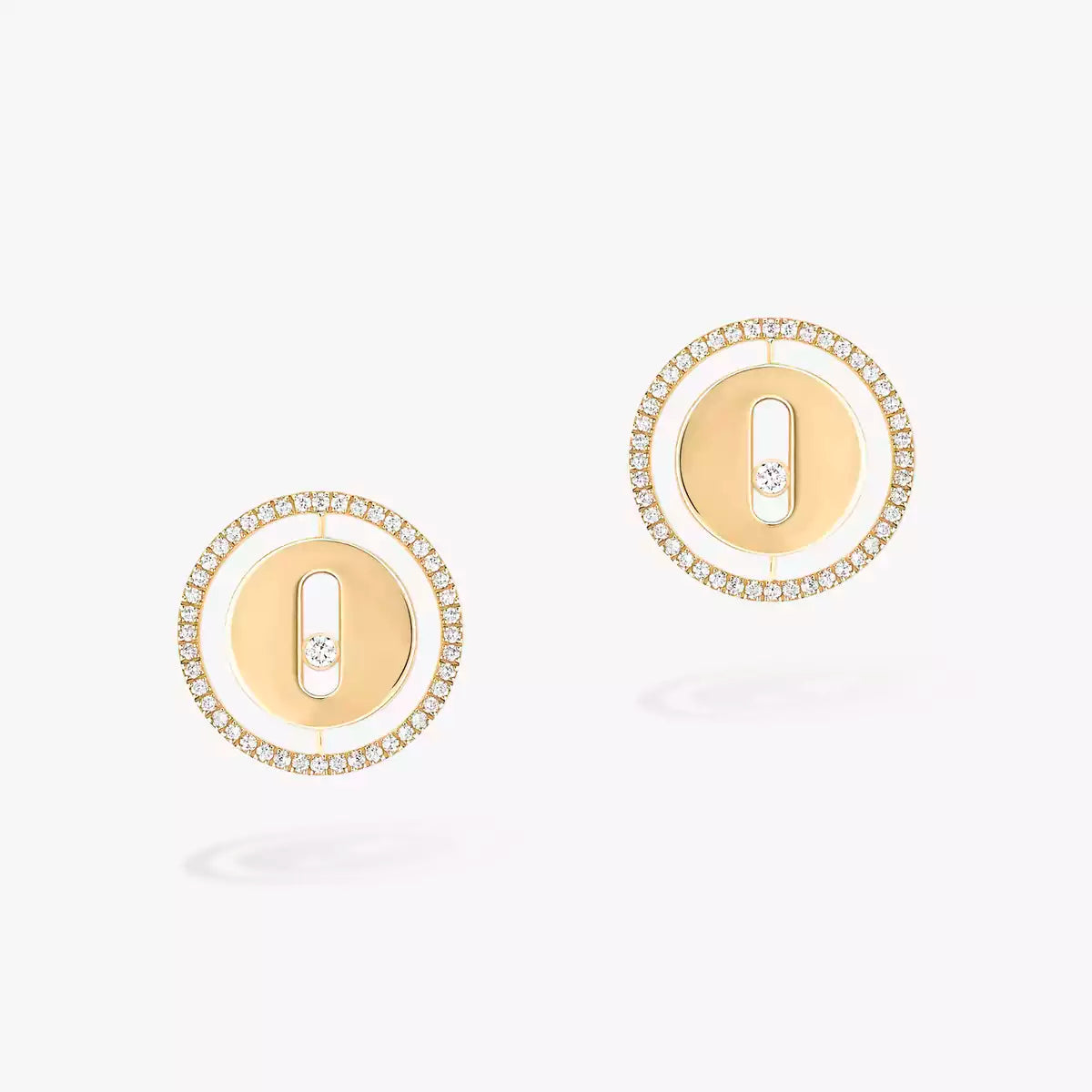 [Aura Jewels]Lucky Move Diamond Earrings