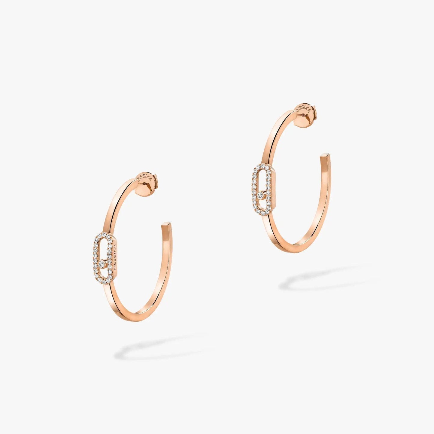 [Aura Jewels]CREOLES MOVE UNO PM DIAMOND EARRINGS