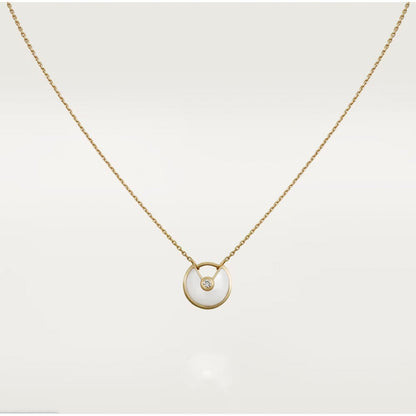 ¡®Aura Jewels¡¯AMULETTE ROSE GOLD MOP NECKLACE