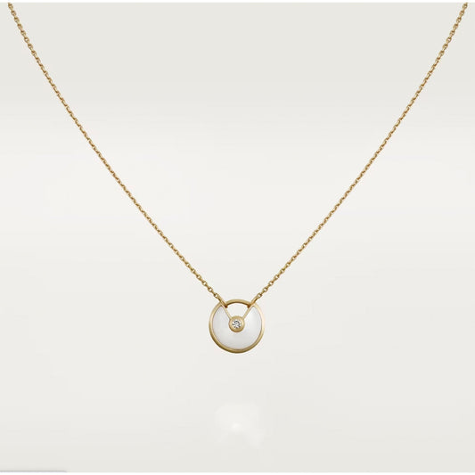 ¡®Aura Jewels¡¯AMULETTE ROSE GOLD MOP NECKLACE