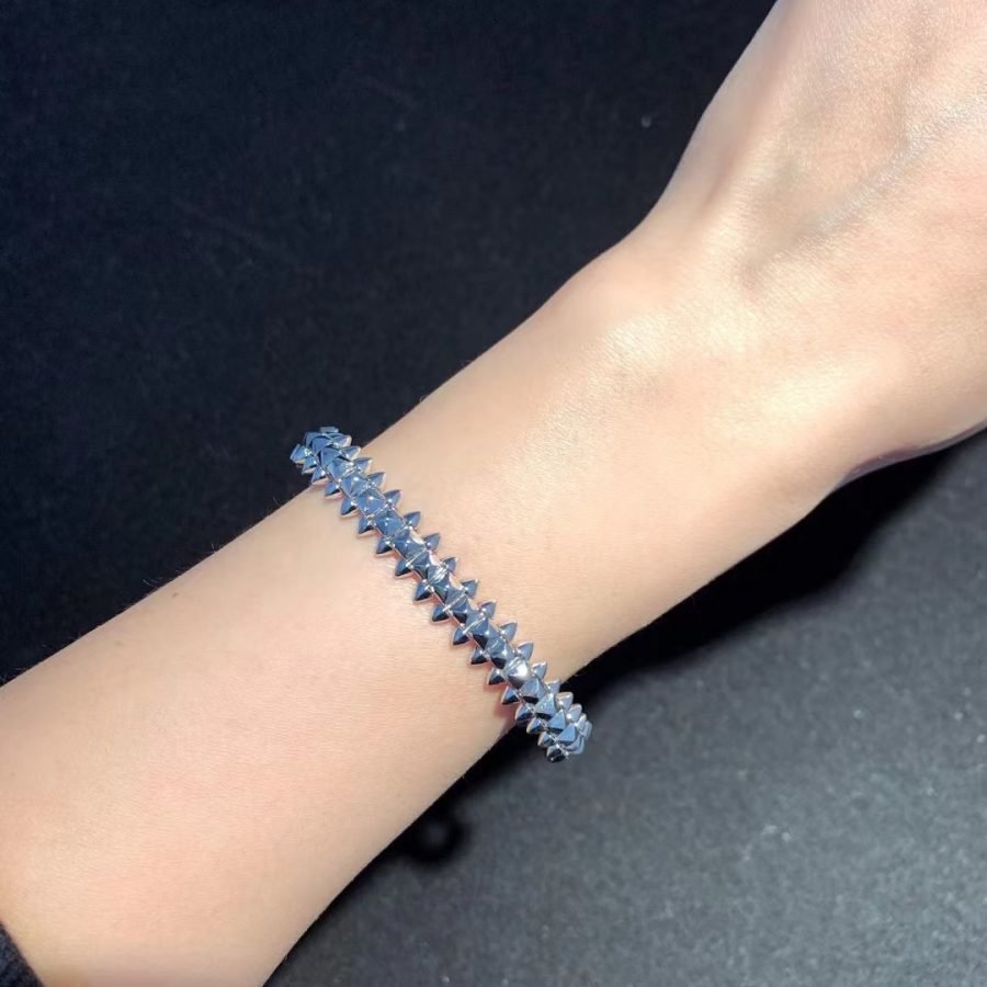 ¡®Aura Jewels¡¯CLASH SILVER BRACELET