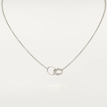 ¡®Aura Jewels¡¯LOVE NECKLACE PINK GOLD AND SILVER