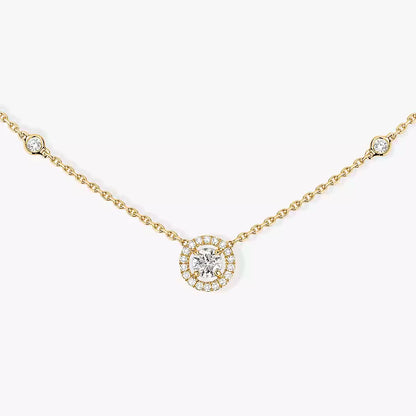 [Aura Jewels]Diamond Necklace 0,20ct Brilliant Shape Joy