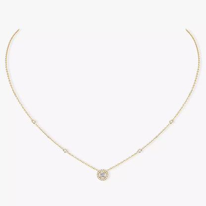 [Aura Jewels]Diamond Necklace 0,20ct Brilliant Shape Joy