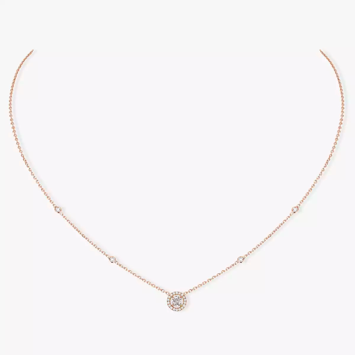 [Aura Jewels]Diamond Necklace 0,20ct Brilliant Shape Joy