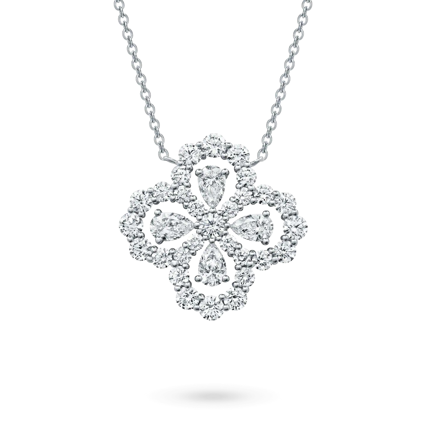 ¡®Aura Jewels¡¯LOOP NECKLACE FULL MOTIF DIAMOND 16MM MULTIPLE COLORS