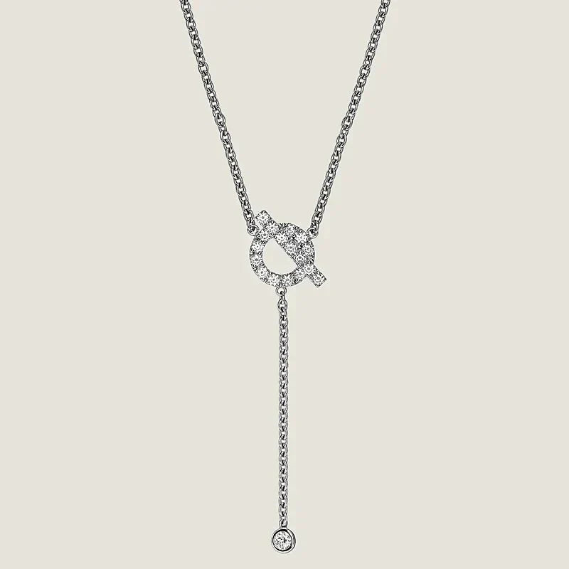 ¡®Aura Jewels¡¯FINESSE SILVER DIAMOND NECKLACE