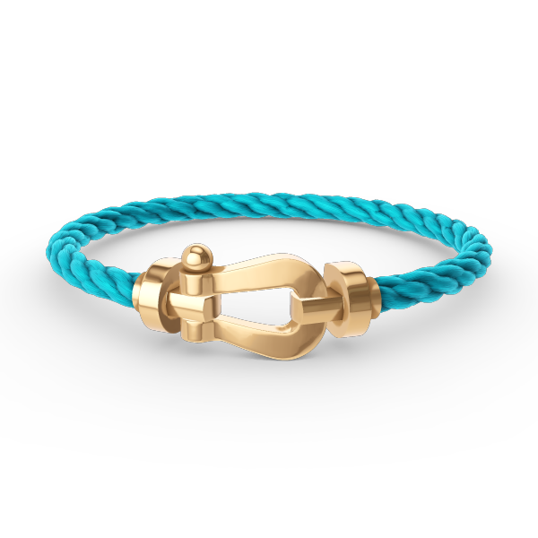 ¡®Aura Jewels¡¯FORCE LARGE HORSESHOE NO DIAMOND BRACELET GOLD