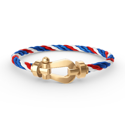 ¡®Aura Jewels¡¯FORCE LARGE HORSESHOE NO DIAMOND BRACELET GOLD