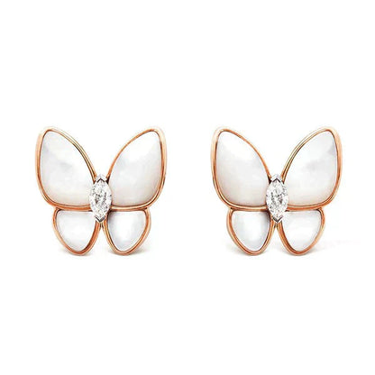 ¡®Aura Jewels¡¯BUTTERFLY MOP DIAMOND EARRINGS