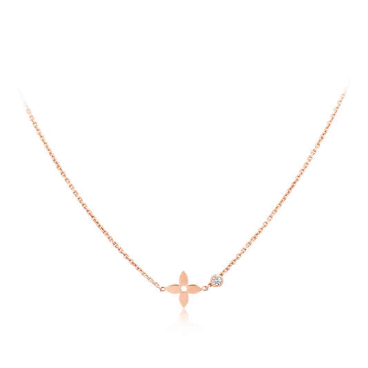 ¡®Aura Jewels¡¯BLOSSOM PENDANT PINK GOLD AND DIAMOND