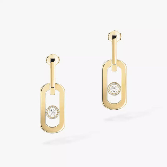[Aura Jewels] So Move XL Diamond Hoop Earring