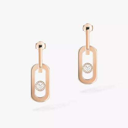 [Aura Jewels]So Move XL Diamond Pendant Earrings