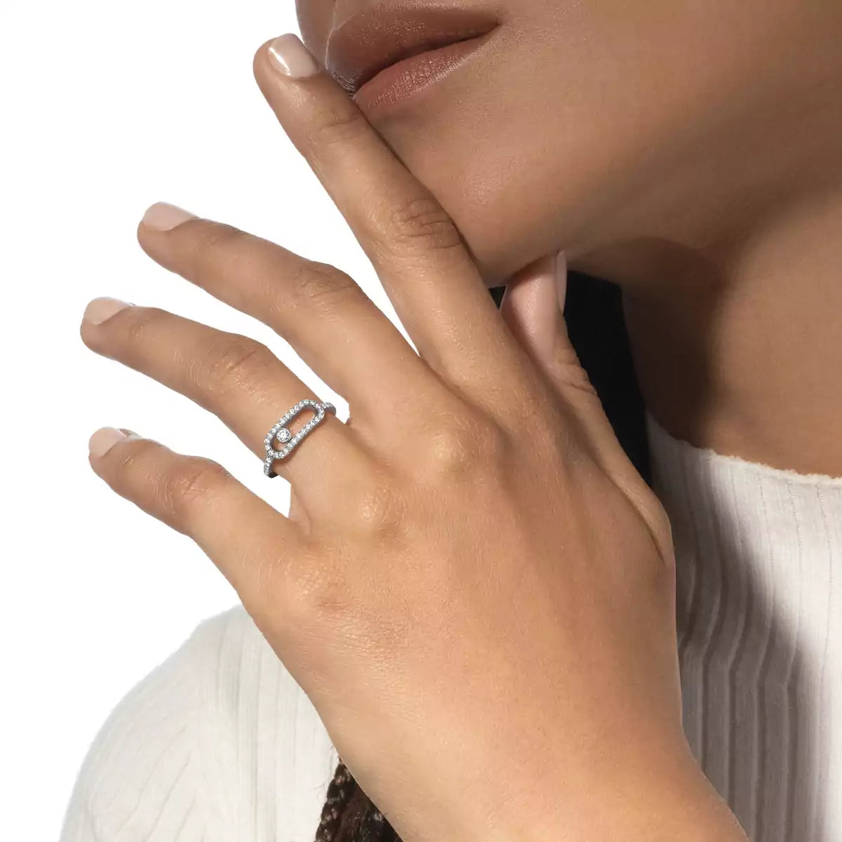 [Aura Jewels]Move Uno Diamond Ring in Gold