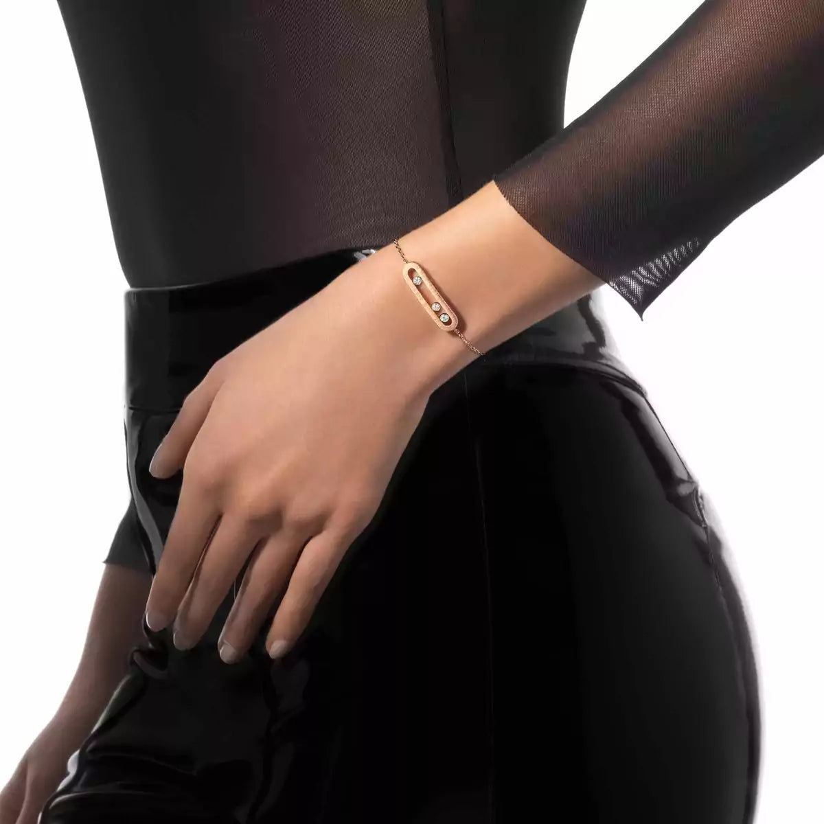 [Aura Jewels]Move Classique Ciselé bracelet